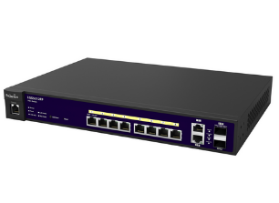 8-Port Gigabit PoE+L2 Managed Switch with 2 Gigabit Ports