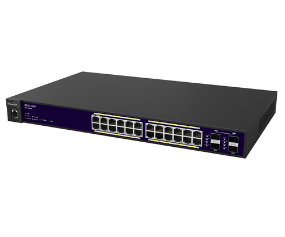 24-port Gigabit AT PoE + 4SFP Smart Switch